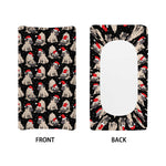 Christmas Santa Pug Pattern Print Changing Pad Cover