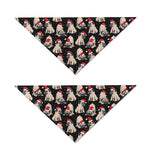 Christmas Santa Pug Pattern Print Dog Bandana