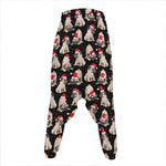 Christmas Santa Pug Pattern Print Hammer Pants