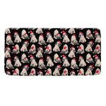 Christmas Santa Pug Pattern Print Towel