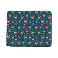 Christmas Santa Reindeer Pattern Print Bifold Wallet