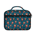 Christmas Santa Reindeer Pattern Print Briefcase Bible Bag