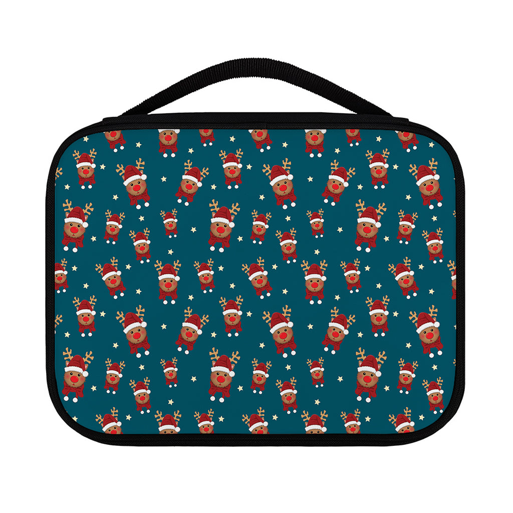 Christmas Santa Reindeer Pattern Print Classic Bible Case