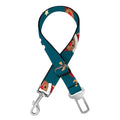 Christmas Santa Reindeer Pattern Print Dog Seat Belt