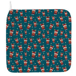 Christmas Santa Reindeer Pattern Print Hand Towel