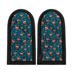 Christmas Santa Reindeer Pattern Print Skillet Handle Cover