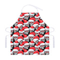 Christmas Santa Skull Pattern Print Adjustable Apron