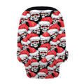 Christmas Santa Skull Pattern Print Baby Seat Cover