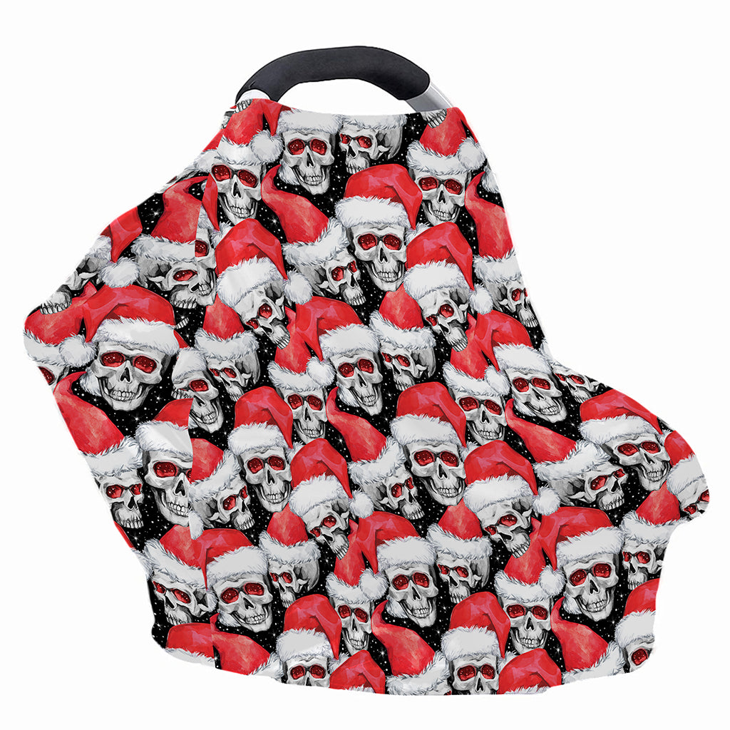 Christmas Santa Skull Pattern Print Baby Seat Cover