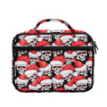 Christmas Santa Skull Pattern Print Briefcase Bible Bag