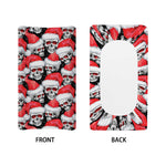 Christmas Santa Skull Pattern Print Changing Pad Cover