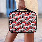 Christmas Santa Skull Pattern Print Classic Bible Case