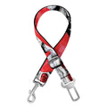 Christmas Santa Skull Pattern Print Dog Seat Belt