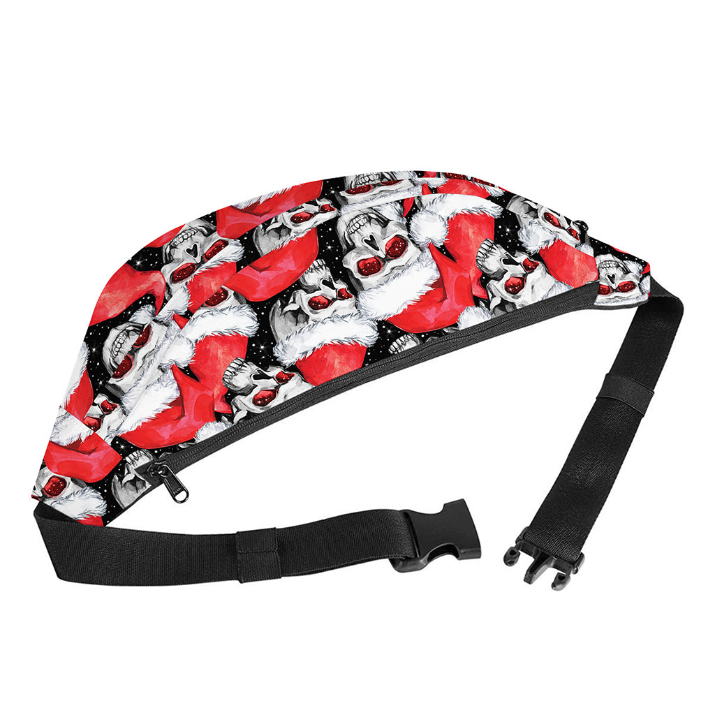 Christmas Santa Skull Pattern Print Fanny Pack