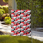 Christmas Santa Skull Pattern Print House Flag