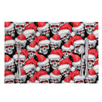 Christmas Santa Skull Pattern Print Placemat
