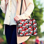 Christmas Santa Skull Pattern Print Shoulder Strap Bible Bag
