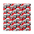 Christmas Santa Skull Pattern Print Silk Bandana