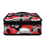 Christmas Santa Skull Pattern Print Small Lunch Bag