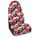 Christmas Santa Skull Pattern Print Waterproof Car Seat Cover