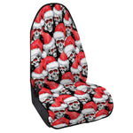 Christmas Santa Skull Pattern Print Waterproof Car Seat Cover