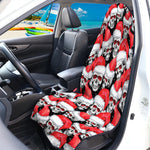 Christmas Santa Skull Pattern Print Waterproof Car Seat Cover