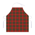 Christmas Scottish Tartan Pattern Print Adjustable Apron