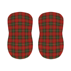 Christmas Scottish Tartan Pattern Print Bar Stool Covers