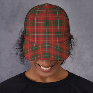 Christmas Scottish Tartan Pattern Print Baseball Cap