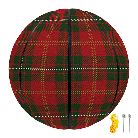 Christmas Scottish Tartan Pattern Print Basketball