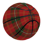 Christmas Scottish Tartan Pattern Print Basketball