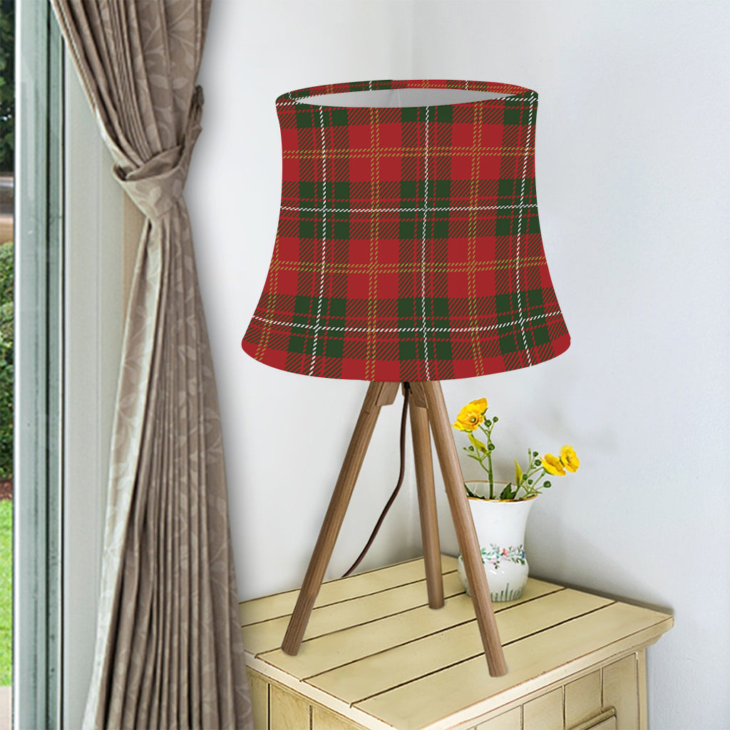 Christmas Scottish Tartan Pattern Print Bell Lamp Shade