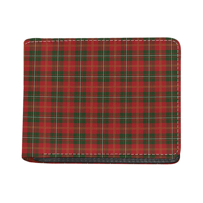 Christmas Scottish Tartan Pattern Print Bifold Wallet