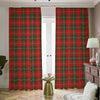 Christmas Scottish Tartan Pattern Print Blackout Pencil Pleat Curtains