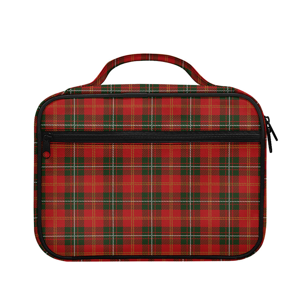 Christmas Scottish Tartan Pattern Print Briefcase Bible Bag