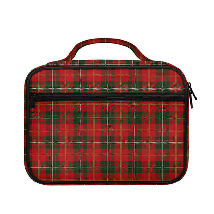 Christmas Scottish Tartan Pattern Print Briefcase Bible Bag