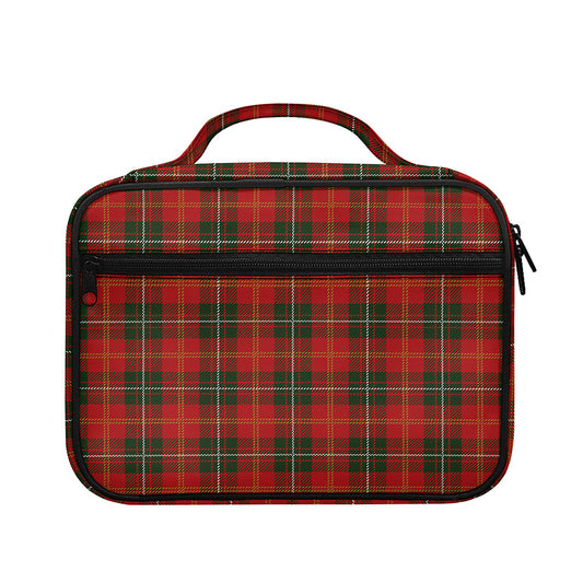 Christmas Scottish Tartan Pattern Print Briefcase Bible Bag