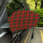 Christmas Scottish Tartan Pattern Print Car Side Mirror Covers
