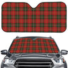 Christmas Scottish Tartan Pattern Print Car Windshield Sun Shade