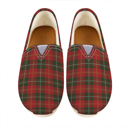 Christmas Scottish Tartan Pattern Print Casual Shoes