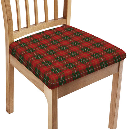 Christmas Scottish Tartan Pattern Print Chair Cushion Cover