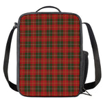 Christmas Scottish Tartan Pattern Print Crossbody Lunch Bag