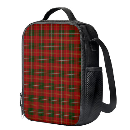 Christmas Scottish Tartan Pattern Print Crossbody Lunch Bag