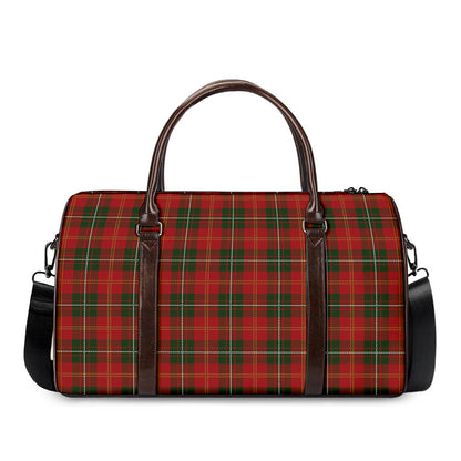 Christmas Scottish Tartan Pattern Print Duffle Bag