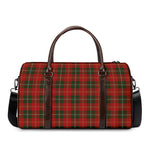 Christmas Scottish Tartan Pattern Print Duffle Bag