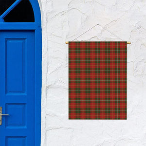 Christmas Scottish Tartan Pattern Print Garden Flag