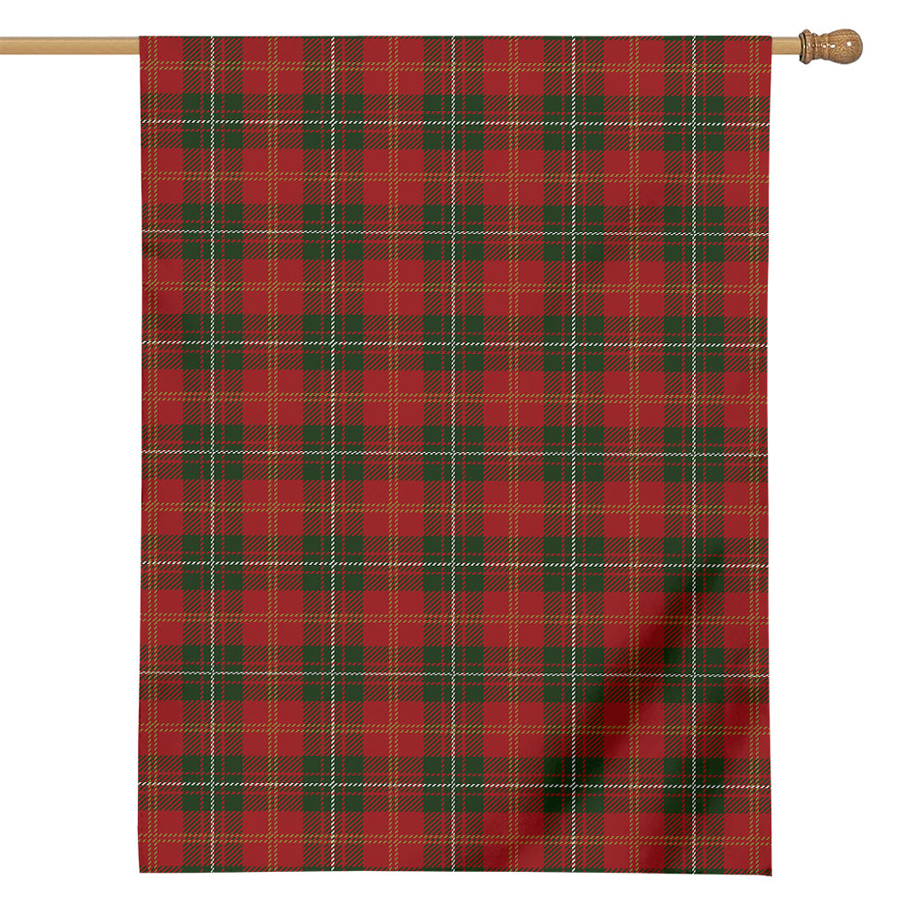 Christmas Scottish Tartan Pattern Print House Flag