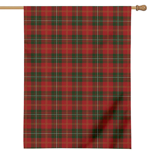 Christmas Scottish Tartan Pattern Print House Flag