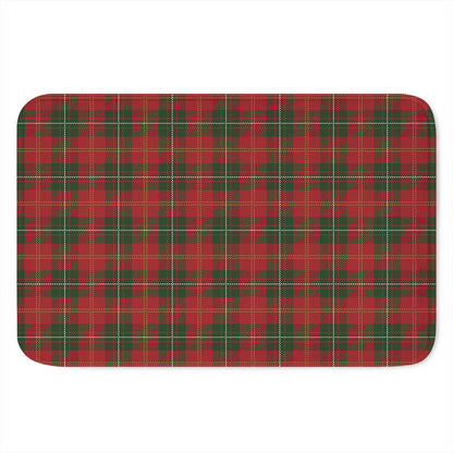 Christmas Scottish Tartan Pattern Print Indoor Door Mat