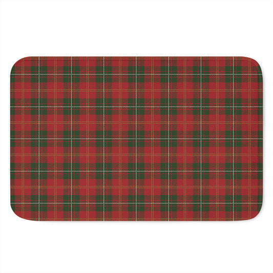 Christmas Scottish Tartan Pattern Print Indoor Door Mat